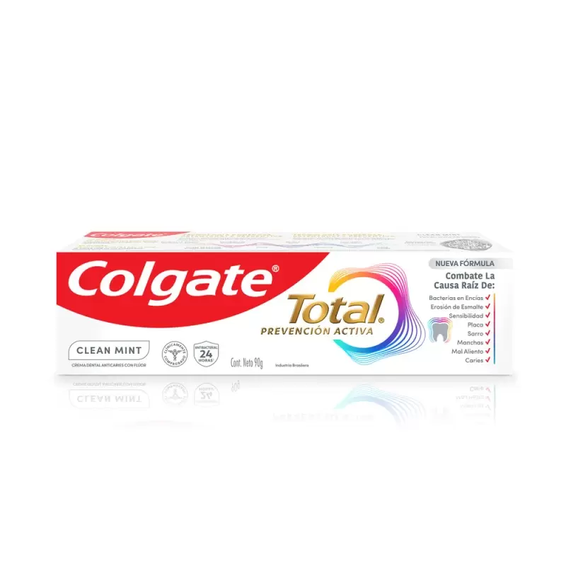 Colgate Total ( Prevencion activa ) Clean Mint 90g.